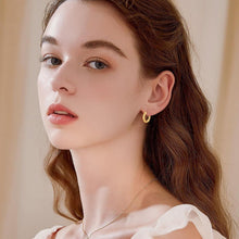 Silber Creolen Damen 925 Chunky Hoops Ohrringe Hypoallergen