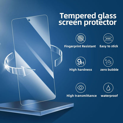 Panzer Schutz Glas für Xiaomi Poco X6 5G 3 Stück 9H Härte Ultra-klar