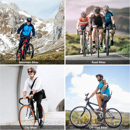 Fahrradsattel Herren Gel MTB Sattel Damen Bequem Hohl Wasserdicht