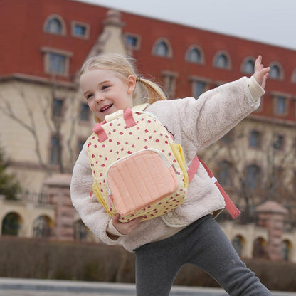 Kinderrucksack Mädchen Erdbeere 30cm für 2-5 Jahre
