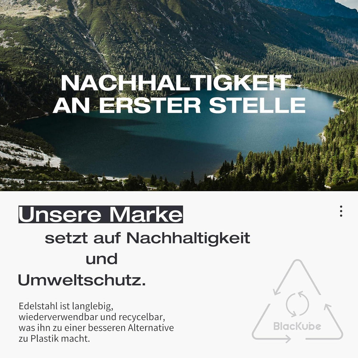 Thermosflasche 1L Edelstahl Trinkflasche Auslaufsicher für Sport