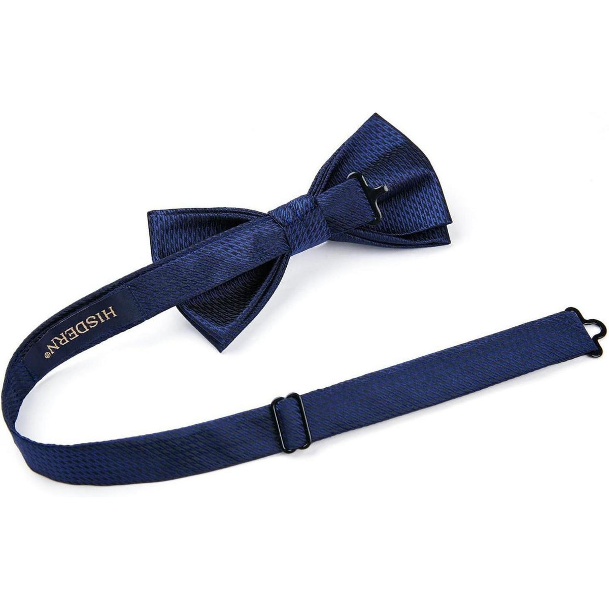 Fliegen Set Herren mit Einstecktuch, vorgebunden, marineblau