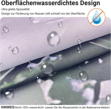 Duschvorhang Wald 240x200cm Textil Antischimmel mit Ösen