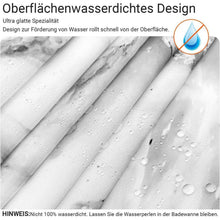Duschvorhang 120x200cm Marmor Antischimmel Textil Wasserabweisend waschbar