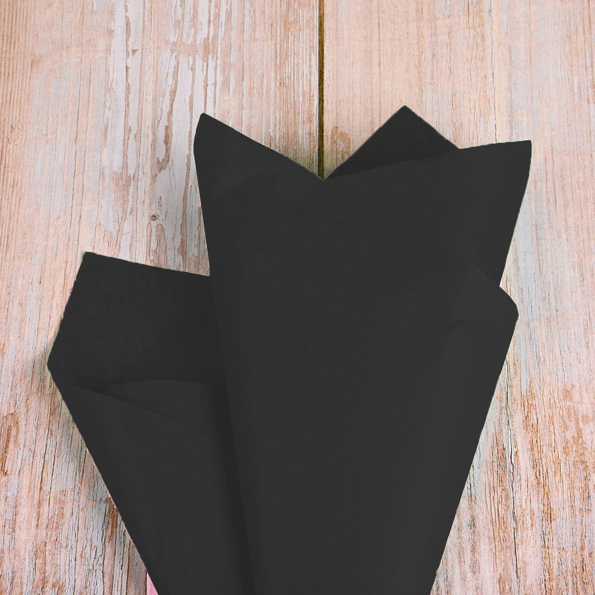 100 Blatt schwarzes Seidenpapier 70x50cm Geschenke Basteln DIY