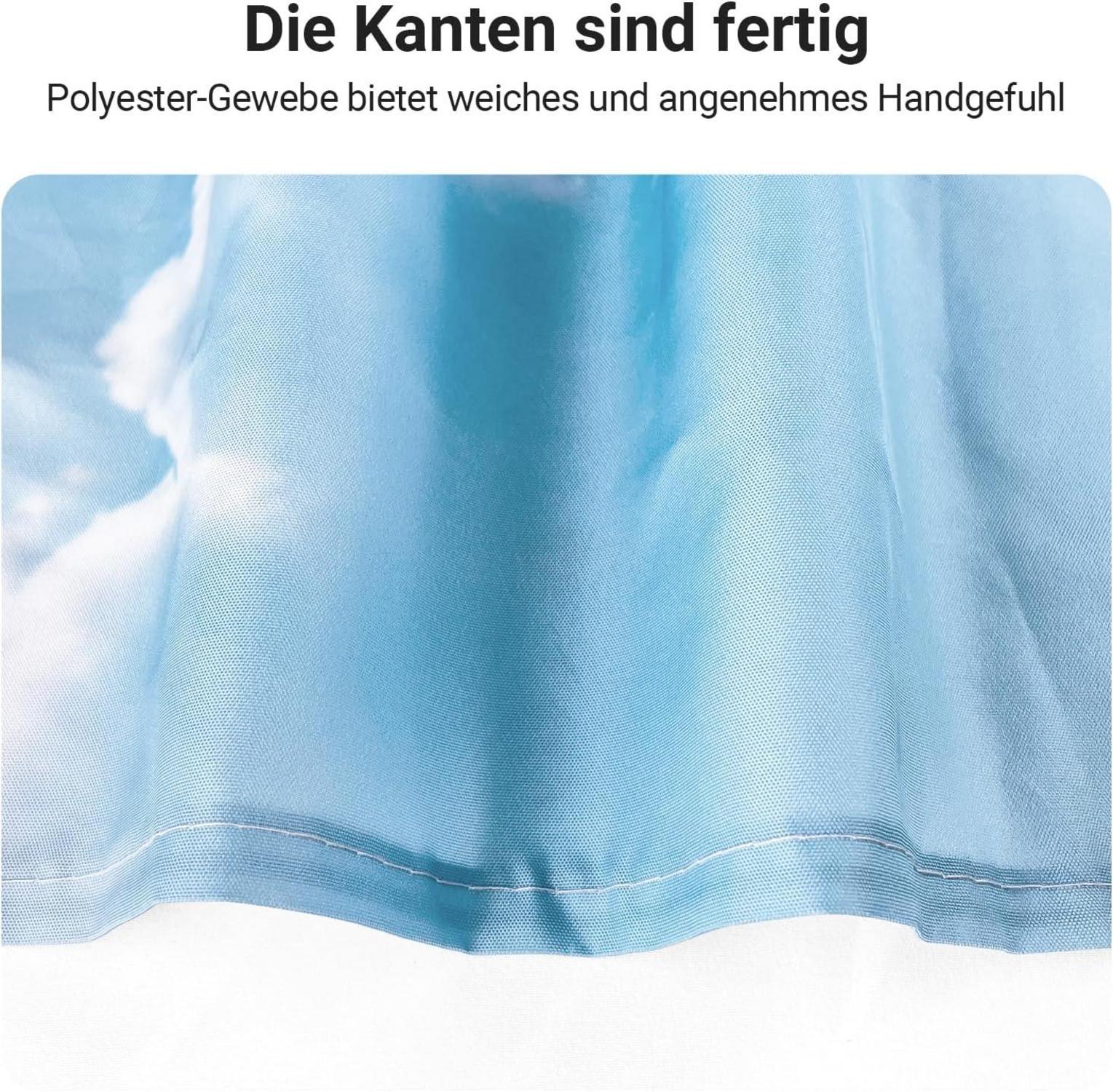 Duschvorhang Katzenschwimmen 150x200 cm Antischimmel Wasserabweisend Polyester