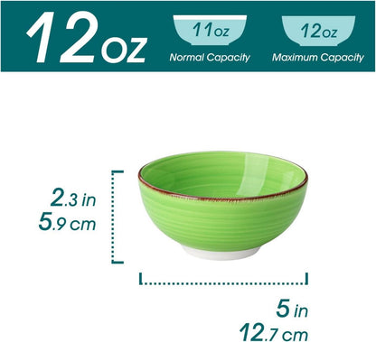 vancasso Dessertschalen Steinzeug Set BONITA 6-teilig 12Oz