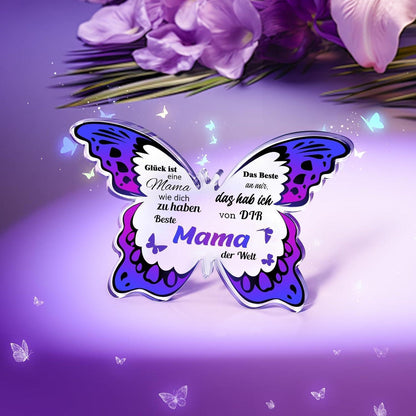 Weihnachtsgeschenk Mama Schmetterling Acryl Badeset Lavendel