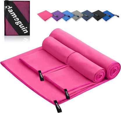 3er-Set Mikrofaser Fitness Handtuch Schnelltrocknende Handtücher