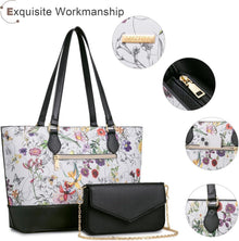 Handtasche Damen 4-teiliges Set Schultertasche Tragetasche