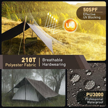 VOSOIR Tarp 3x4M Wasserdicht Ultraleicht Camping Zeltplane