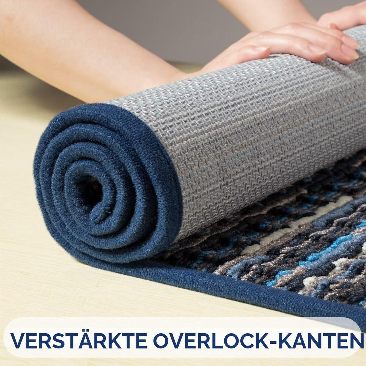 Fußmatte 60x90cm rutschfest & waschbar – Schmutzfangmatte für Eingang