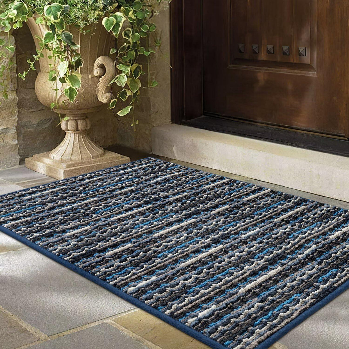Fußmatte 60x90cm rutschfest & waschbar – Schmutzfangmatte für Eingang