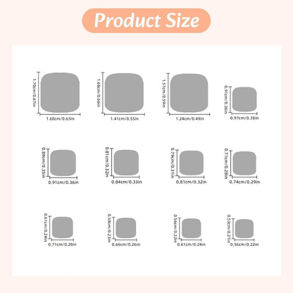 24 Rosa Acrylnagel-Set mit Kleber – French Press Nägel