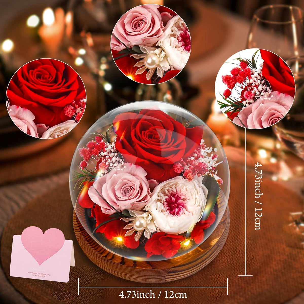 Ewige Rose im Glas – Konservierte Blumen für besondere Anlässe