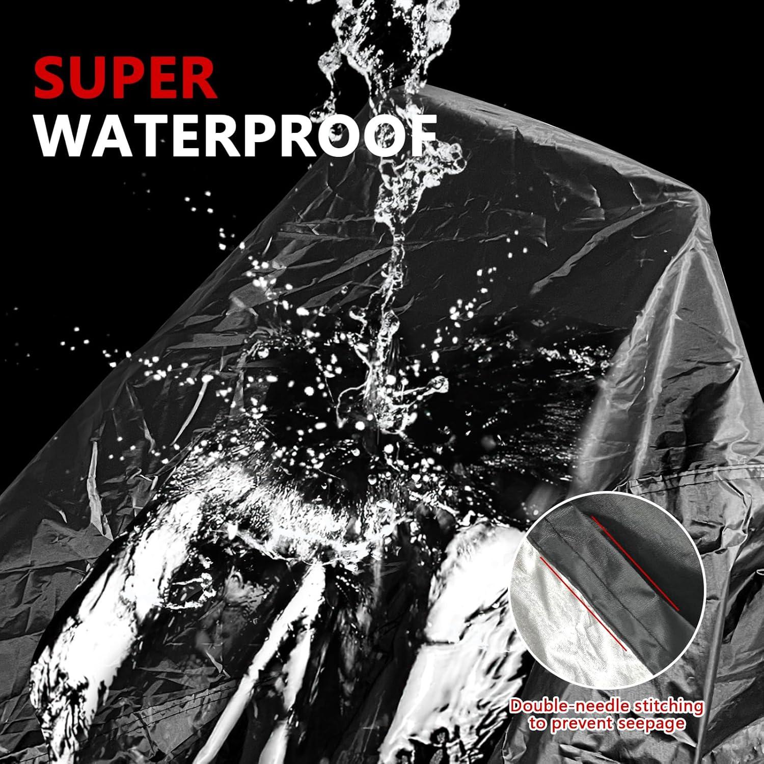 Wasserdichte Motorradabdeckung UV-Beständig 245x105x125cm