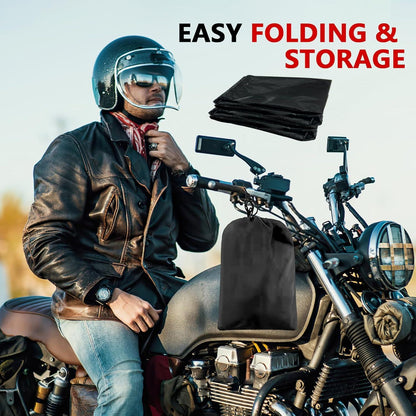 Motorrad Abdeckplane wasserdicht UV-beständig 245x105x125cm wetterfest