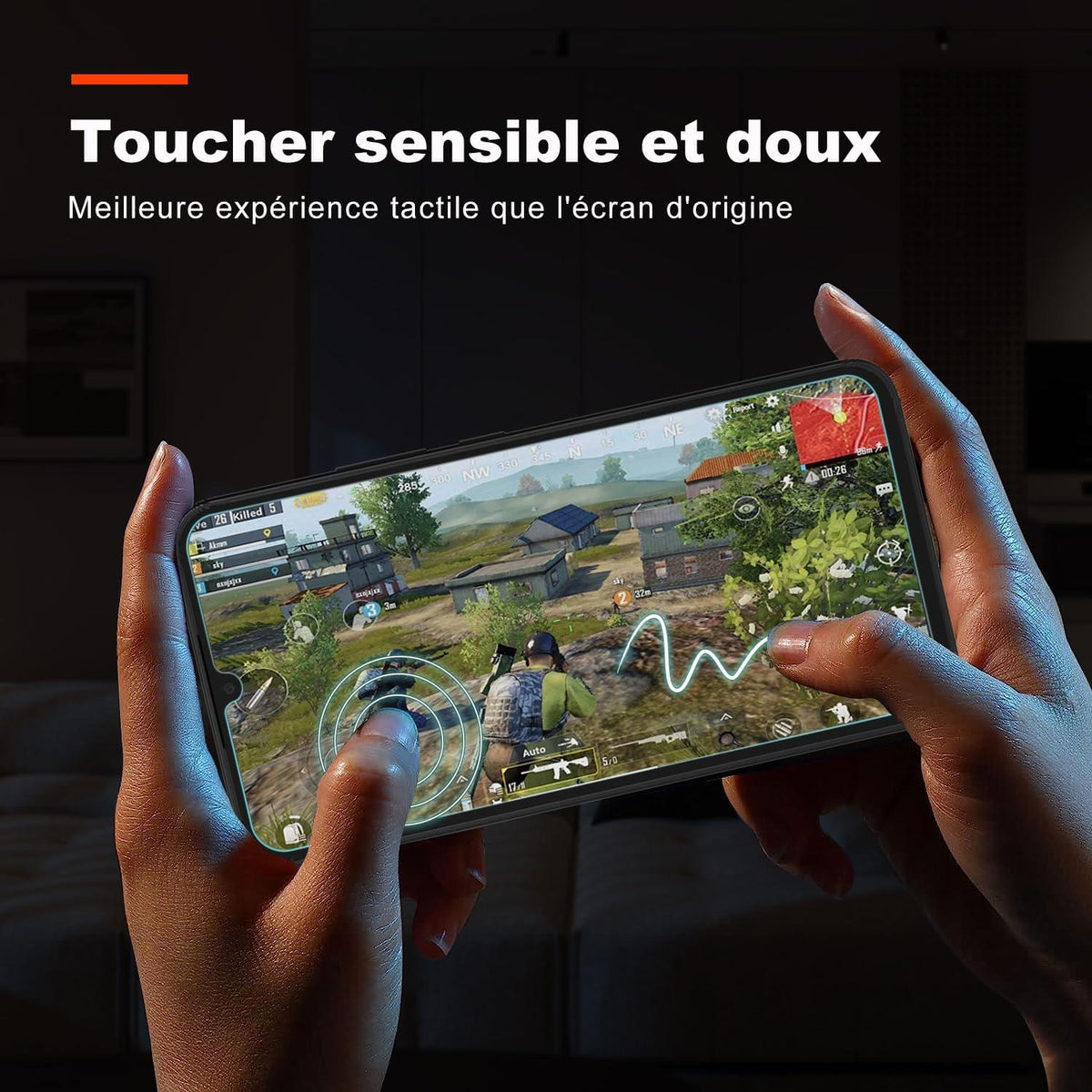 3x Tentoki Panzerglas Displayschutz Samsung Galaxy A15 5G/4G 6,5 Zoll