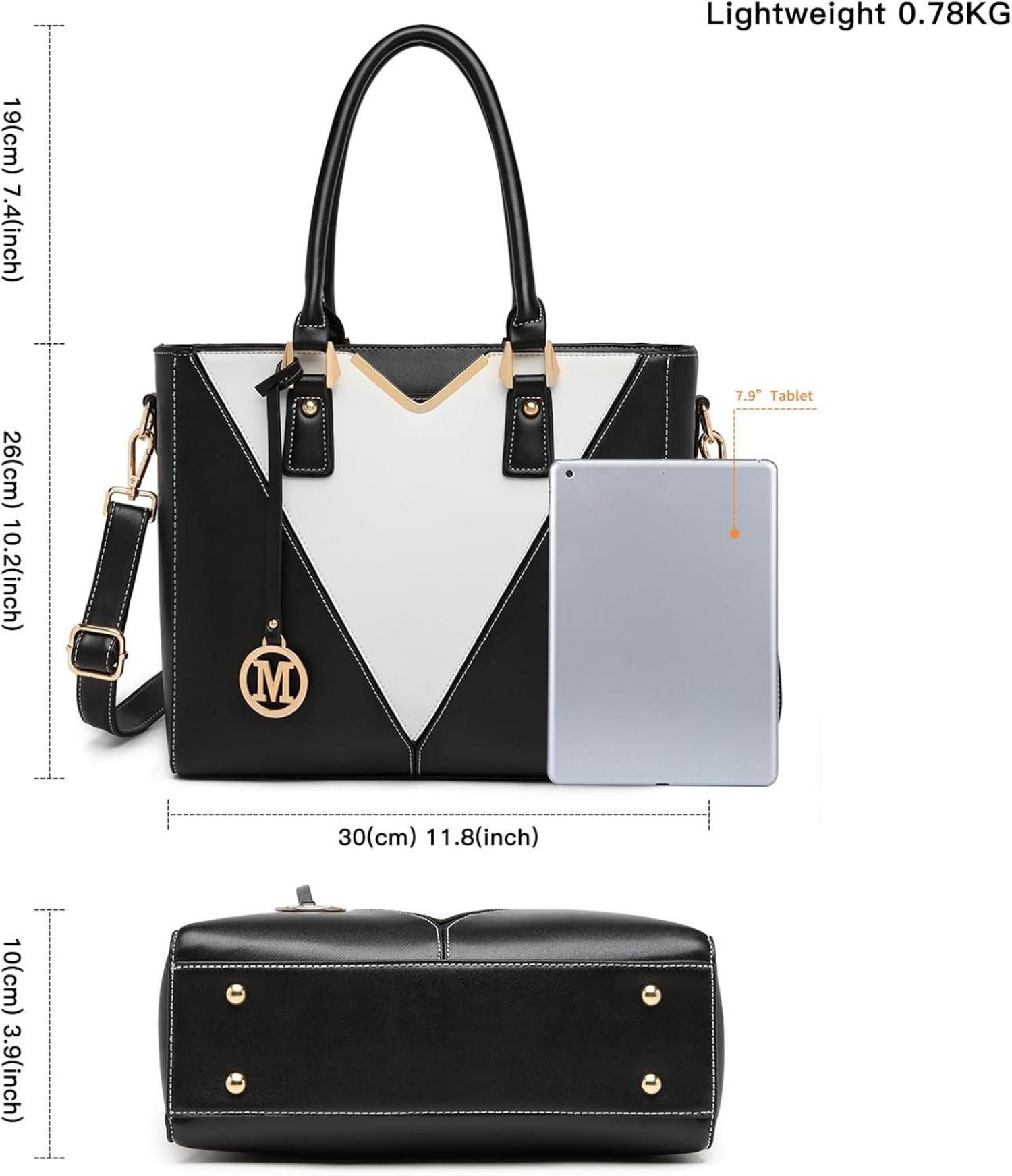 Moderne Graue Handtasche mit V-förmigem Design und vielen Fächern