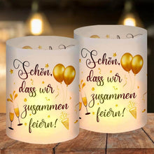 12er Set Windlichter Tischdeko Geburtstag Hochzeit Teelichter