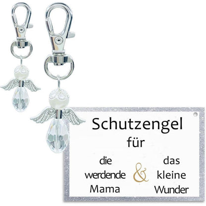 Schutzengel Schlüsselanhänger Geschenk werdende Mama
