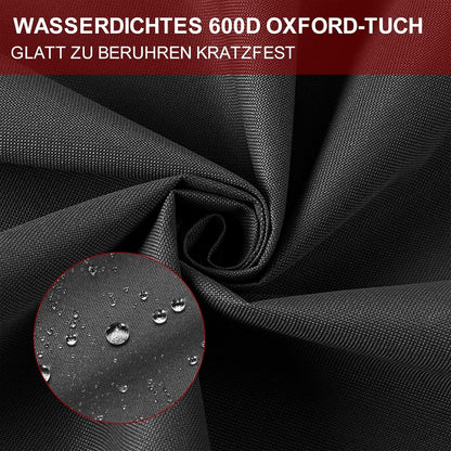 Aufbewahrungstasche Weihnachtspapier Geschenkpapier 600D Oxford Schwarz 74x14cm