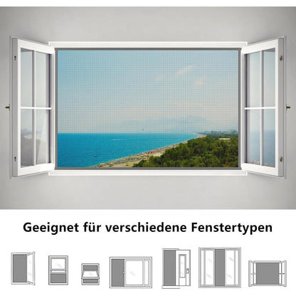 Fiberglas Fliegengitter Meterware 270x150cm – Insektenschutz für Fenster & Türen