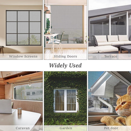 Fiberglas Fliegengitter Meterware 270x150cm – Insektenschutz für Fenster & Türen