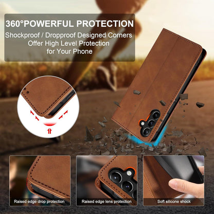 QHOHQ Samsung Galaxy A55 5G Handyhülle mit Panzerfolie und RFID Schutz