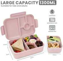 Bugucat Lunchbox Kinder 1300ML 2Set BPA-Frei GRosa