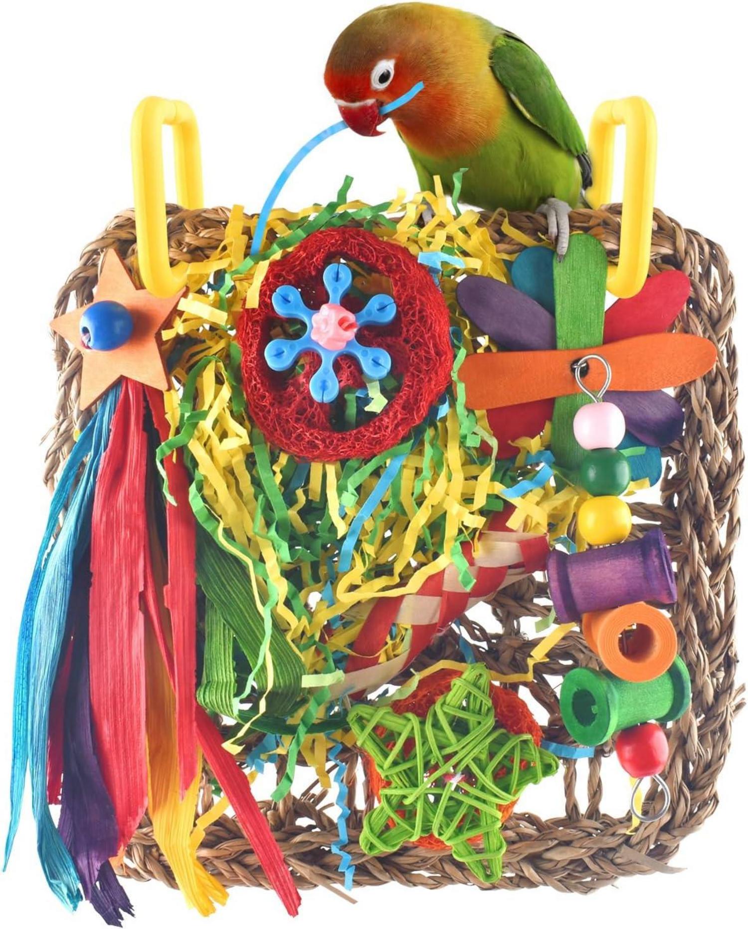 Vogelspielzeug Nymphensittich Wellensittich Spielzeug Kauspielzeug