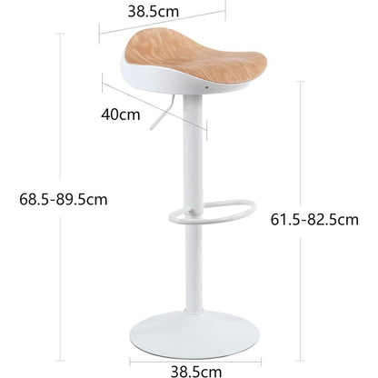 YOUNIKE Barhocker 2er Set, Höhenverstellbar & 360° Drehbar