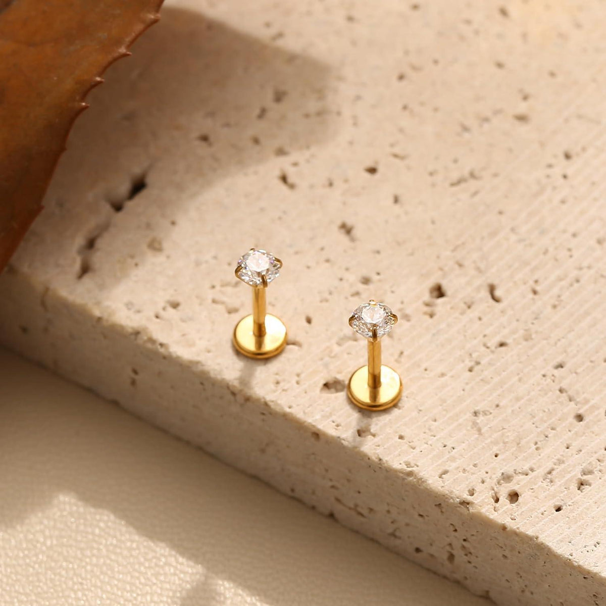 Titan Piercing Set 2er-Pack – Labret, Medusa, Nasenring