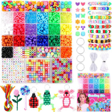 Perlen für Kinder: Funtopia Pony Perlen Set, 1000+ Stück 20 Farben