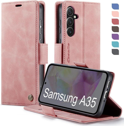 XYGLOW Samsung Galaxy A35 5G Handyhülle Klapphülle RFID Standfunktion