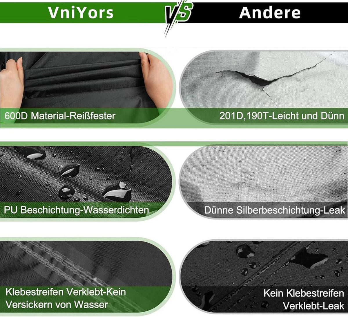 Fahrradabdeckung wasserdicht regenschutz 210d oxford-stoff mit