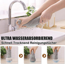 12er Pack Mikrofasertücher 25x50 cm Weiche & Fusselfrei