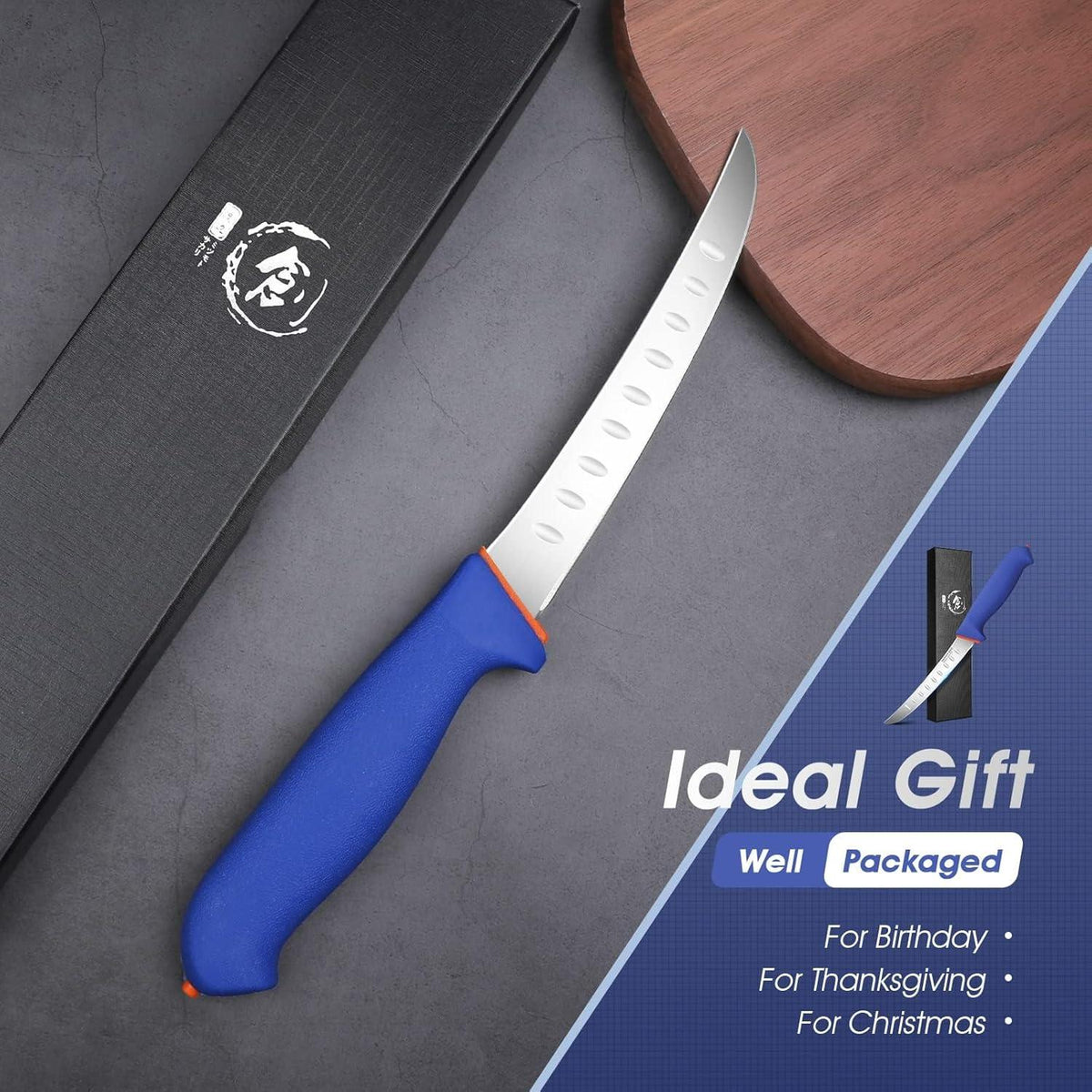 Ausbeinmesser Profi 6 Zoll Flexibel Metzgermesser Scharf Outdoor