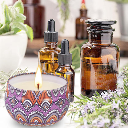 24 Duftkerzen Geschenkset Frauen Sojawachs Aromatherapie Muttertag