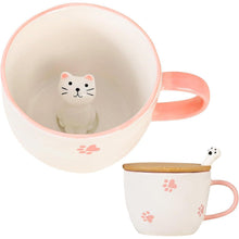 Süße Keramik Katze Kaffeetasse Teetasse 3D Tasse Geschenk