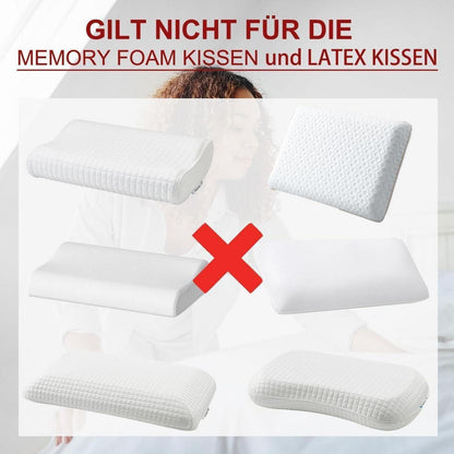 2er Set Kissenbezüge 40x60 cm Braun Mikrofaser mit Reißverschluss