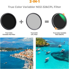 K&F Concept Nano-X ND Filter 67mm Polfilter&ND2-ND32 2-in-1