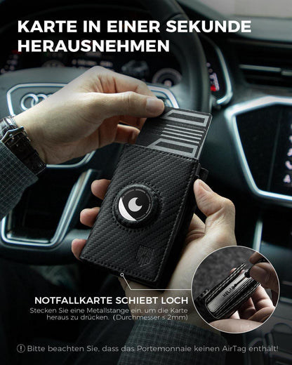 DODENSHA® MagSnap Airtag Wallet Herren mit RFID Schutz und Münzfach