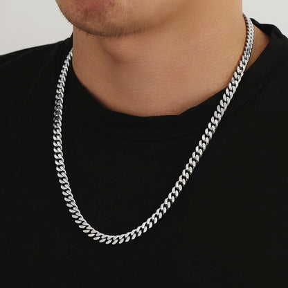 Herren Panzerkette mit Diamantschliff und Vergoldung