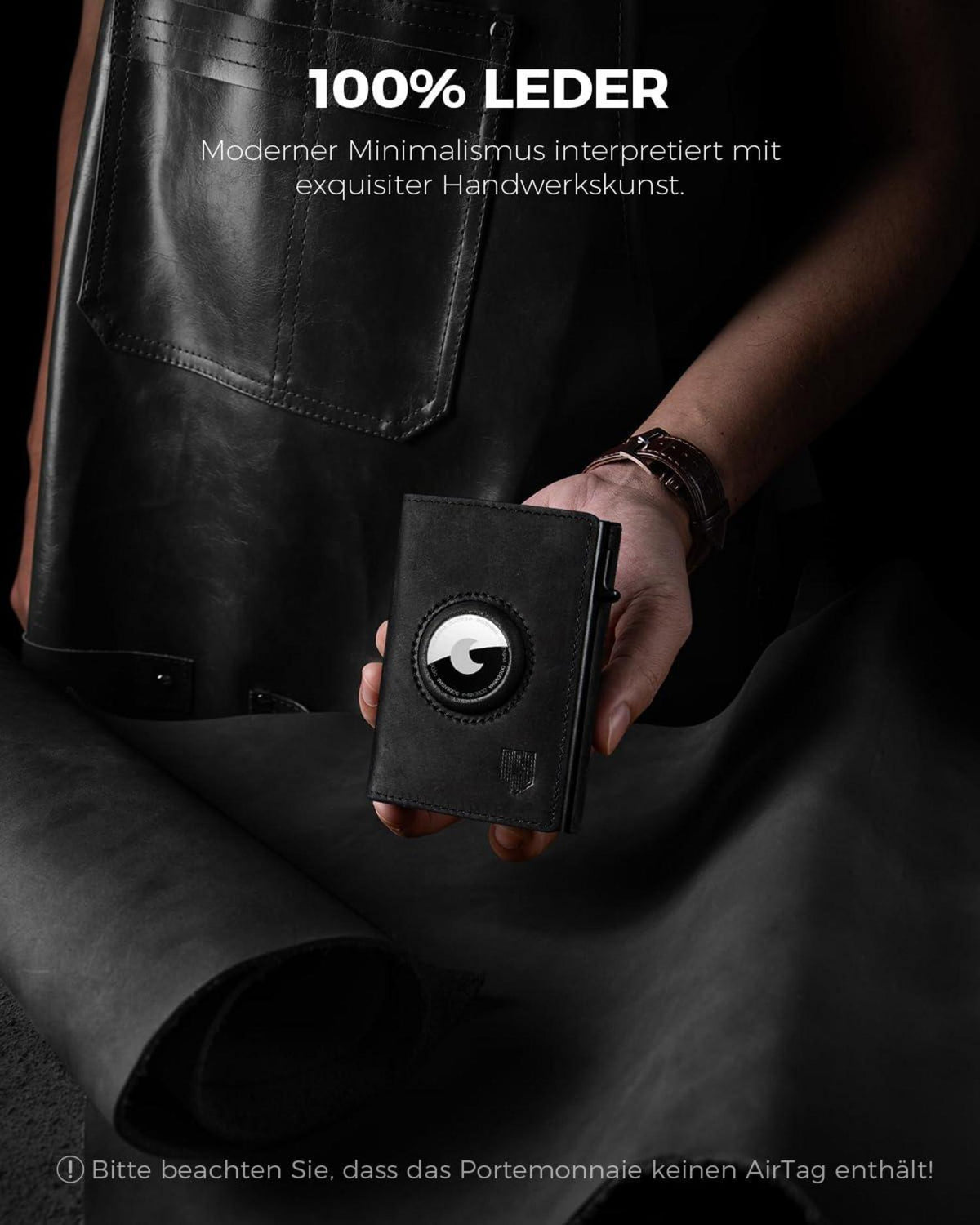 DODENSHA® MagSnap RFID Wallet Herren mit Schutz I Smart Wallet für 10+ Karten I