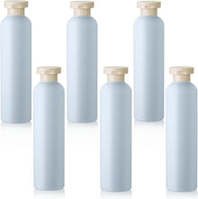 Nachfüllbare Kunststoff-Reisebehälter: 260ml Set, Hellblau
