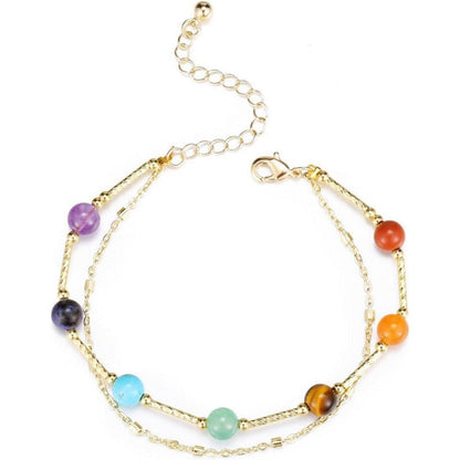 Chakra Armband Schmuckstein Partnerarmband Yoga Meditation