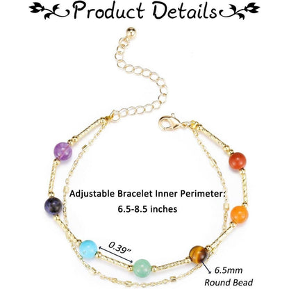 Chakra Armband Schmuckstein Partnerarmband Yoga Meditation