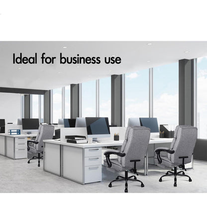 Ergonomischer Bürostuhl mit Fußstütze, Hoher
