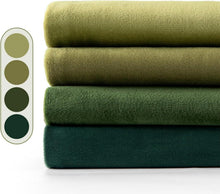 Samt Kissenhülle Set 4 Stk. 45x45 cm Salbeigrün Serie